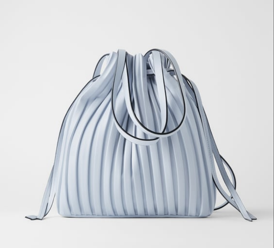 Zara - Pleated Bucket Bag