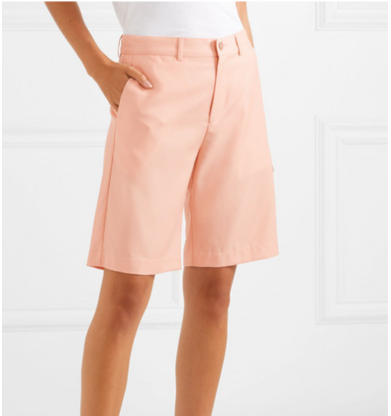 Maggie Marilyn - Feeling Peachy organic wool-twill shorts