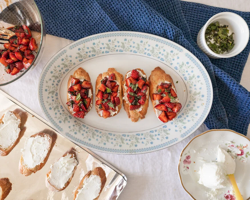 strawberry bruschetta recipe