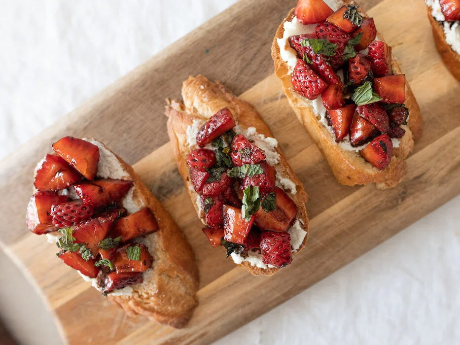 strawberry bruschetta recipe