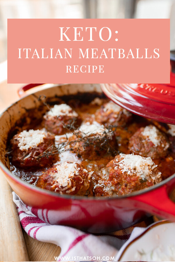 Keto: Italian Meatballs Recipe