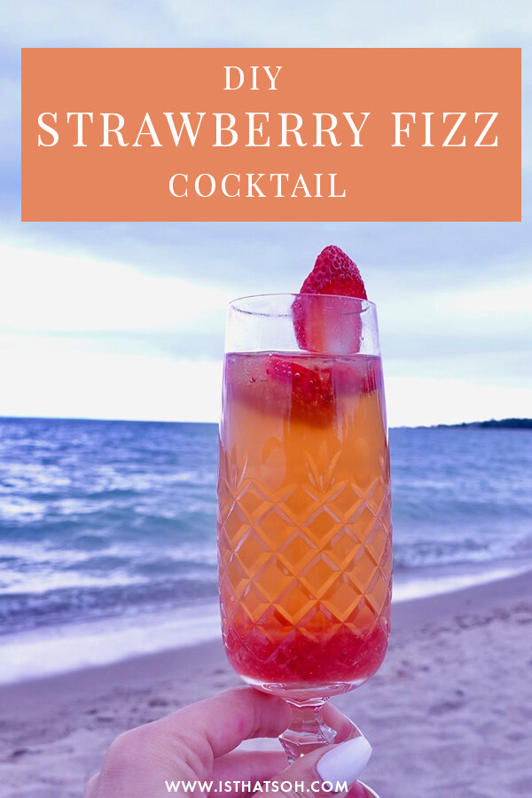 Strawberry Fizz Cocktail