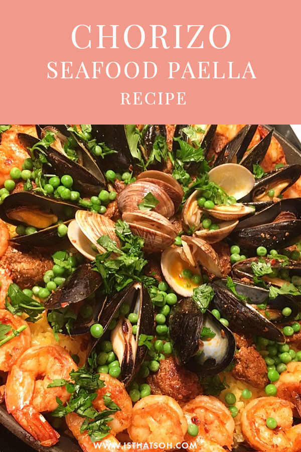 Chorizo Seafood Paella Recipe