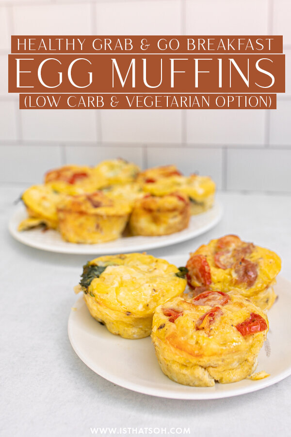 HEALTHY GRAB AND GO BREAKFAST EGG MUFFINS 2 WAYS - LOW CARB ...