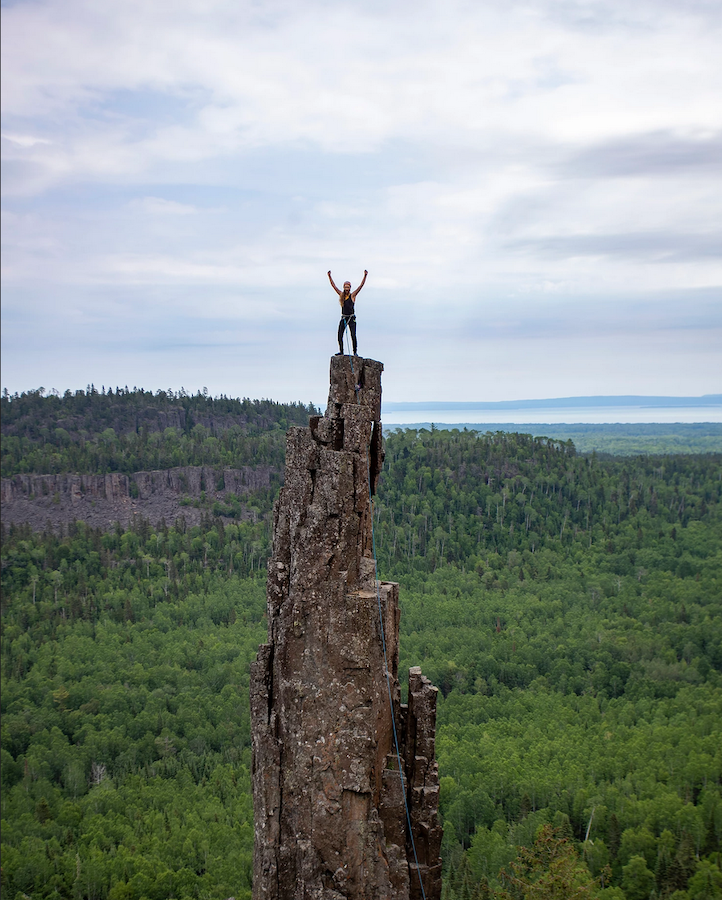 Myles climbed Dorian’s Tower in the summer of 2020, 2 years after being diagnosed with HIV. Clearly nothing can stop him from living his life to the fullest.