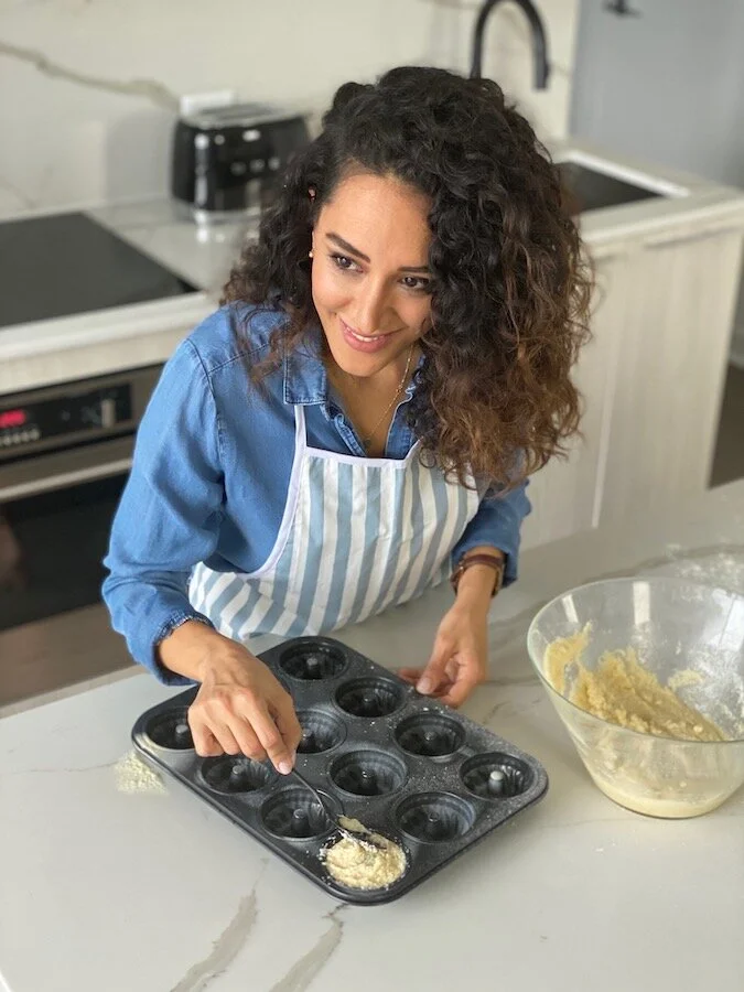 Food stylist, chef, and clinical psychologist Amita Hosseini