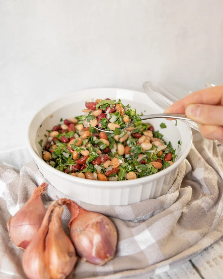 vegan bean salad