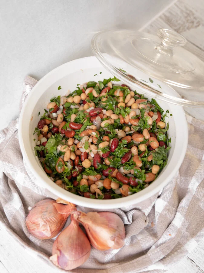 vegan bean salad