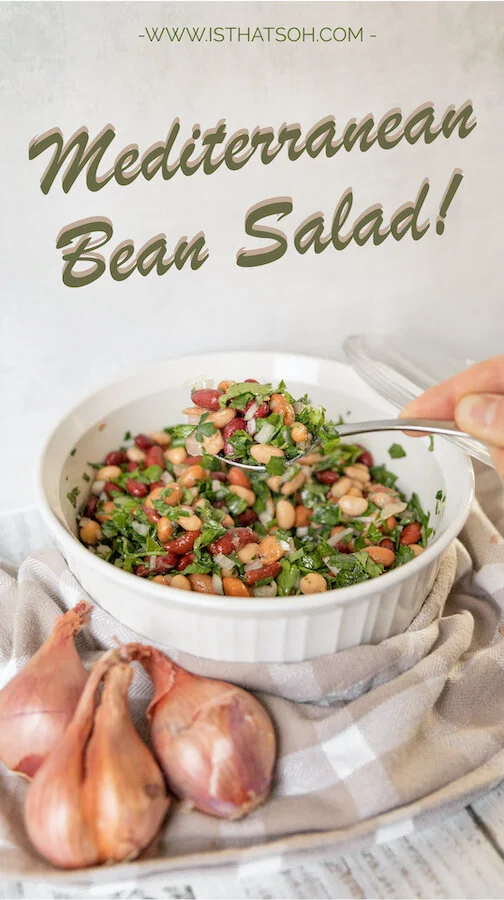 vegan bean salad