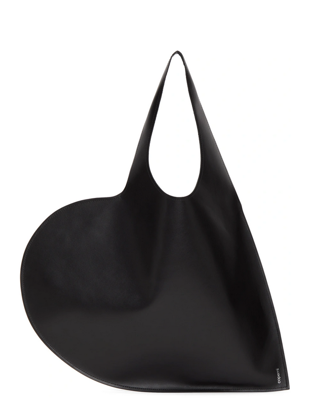 Coperni - black leather heart tote.png