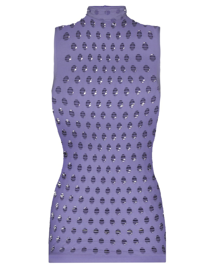 Maisie Wilen perforated rollneck tank top.png