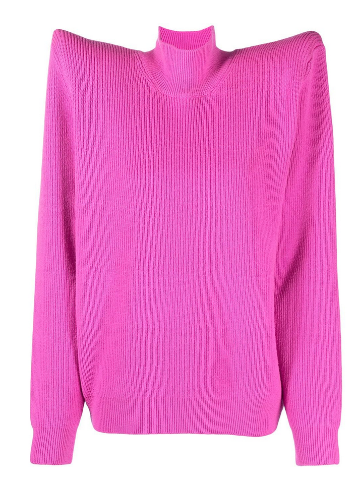 Balenciaga long-sleeve wide shoulder jumper.png