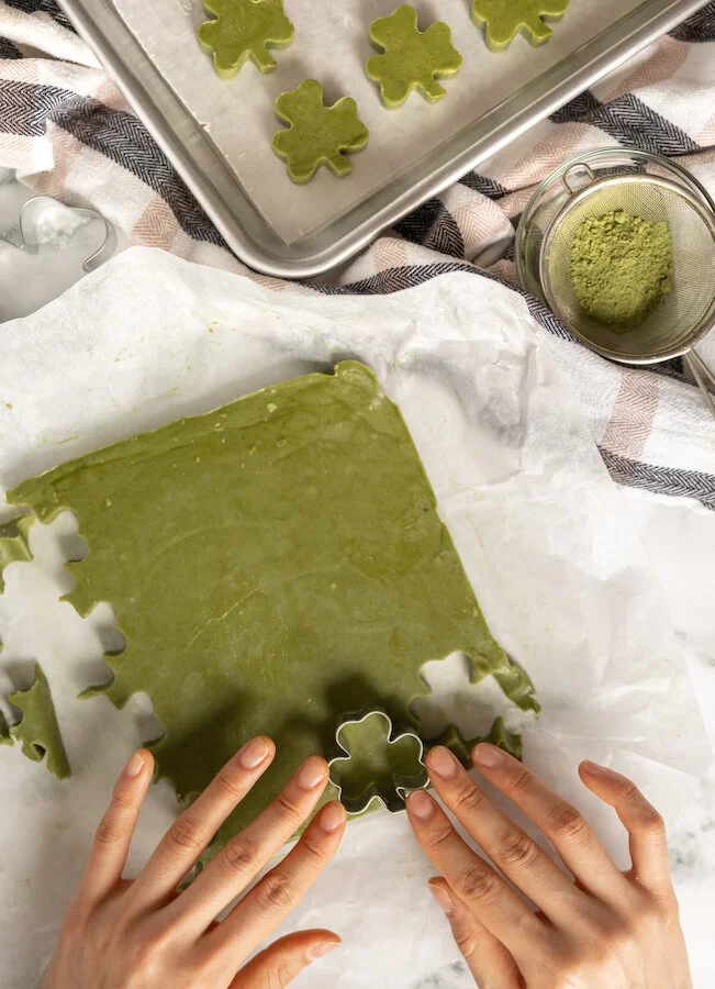 Matcha Fudge - a st patrick's day dessert