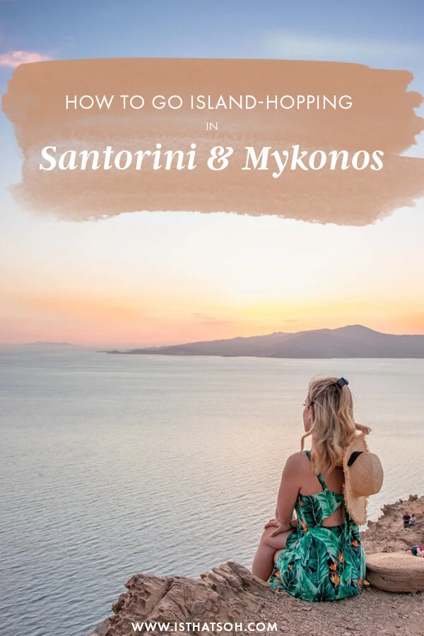 Santorini to mykonos