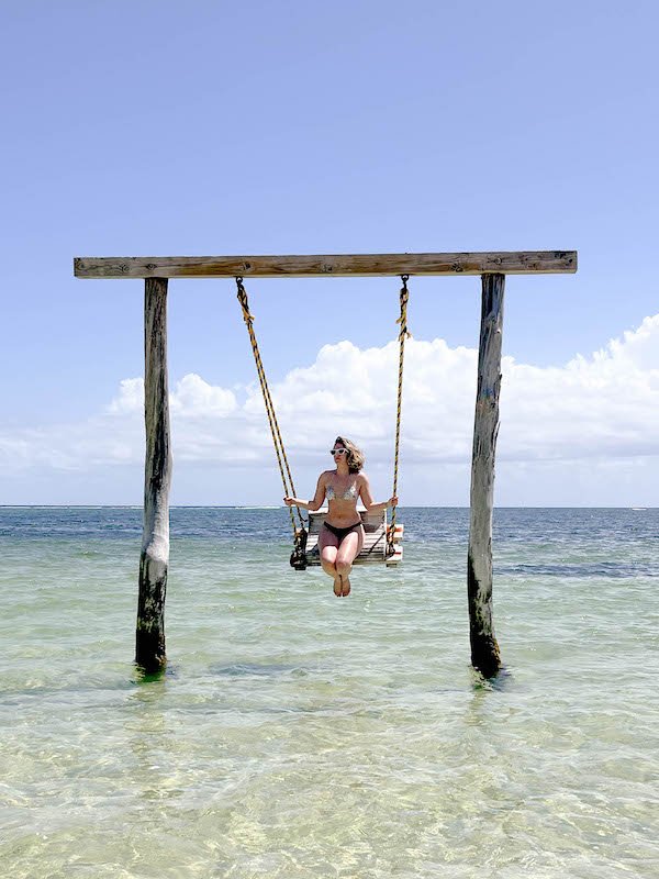 Turneffe Island Resort Belize Dive Haven - Isthatsoh swing.jpg