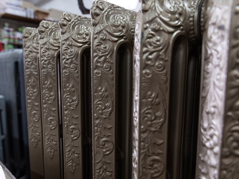 A beautiuflly refurbished victorian radiator I saw in the Ironworks  shop
