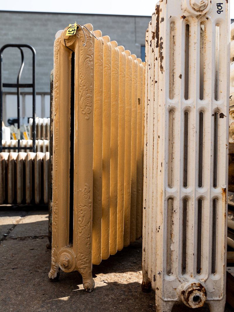 A beautiful vintage radiator I found in the Ironworks stockyard that I was debating over purchasing 