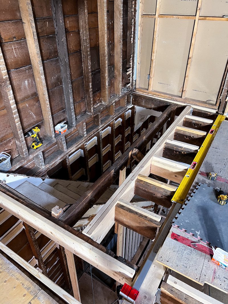 staircase widening complete