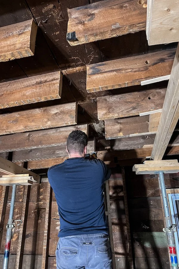 Renovating a victorian home - Home Renovations - LVL Beam Install on 2nd Floor_-3.jpg