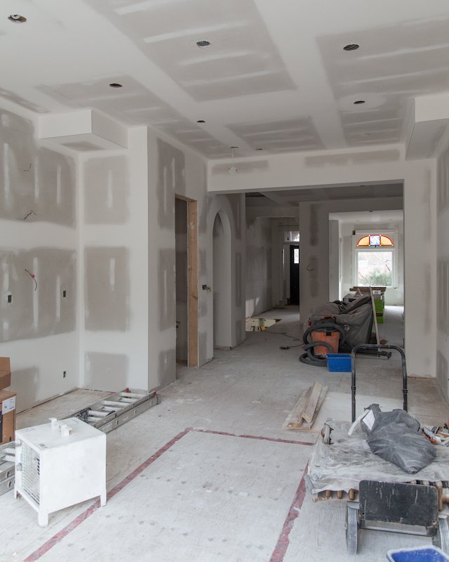 Home renovations in Toronto - A Toronto Victorian Home - finished drywall-2.jpg