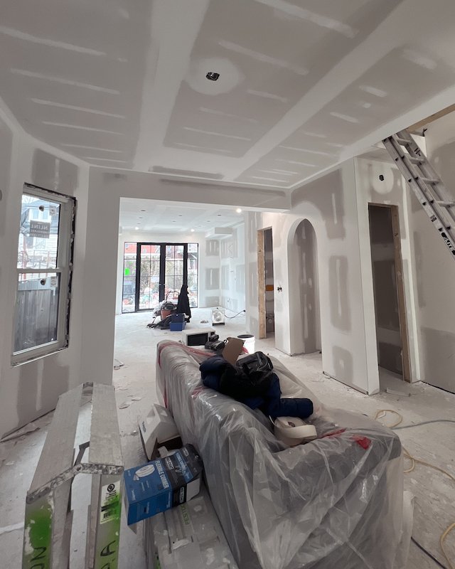 Home renovations in Toronto - A Toronto Victorian Home - finished drywall.jpg