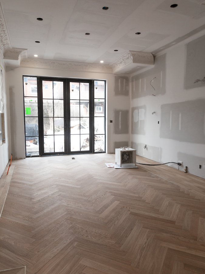 home renovations toronto - chestnut flooring white oak herringbone floor installation completed_-3.jpg