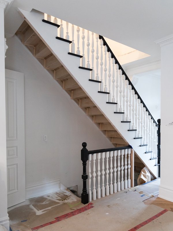 Toronto Home renovations - victorian style home - custom balustrade staircase.jpg