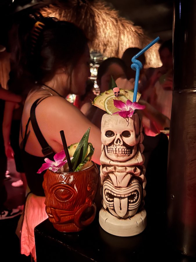 Bachelorette in Chicago - tiki cocktail bar in chicago - three dots and a dash.jpg