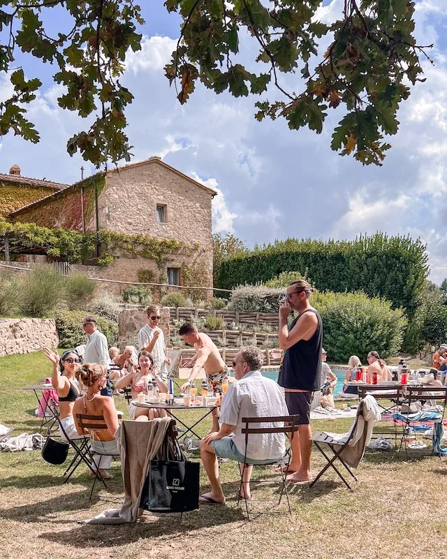 Villa Podernovo - wedding villas in italy - our wedding venue in tuscany - post wedding pool party brunch-7.jpg