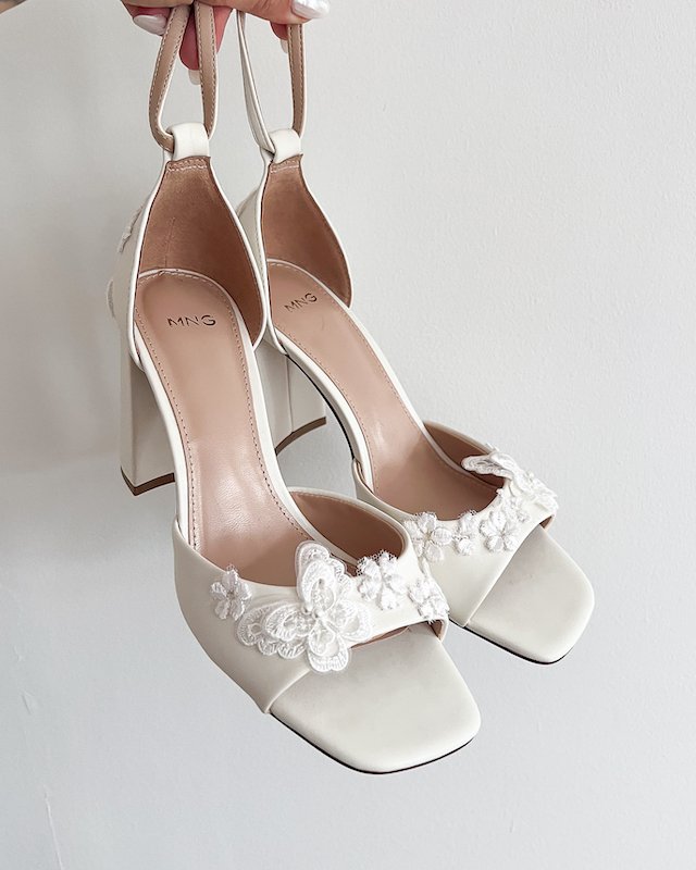 bridal accessories - bridal platform shoes in white with chunky heel-2.jpg