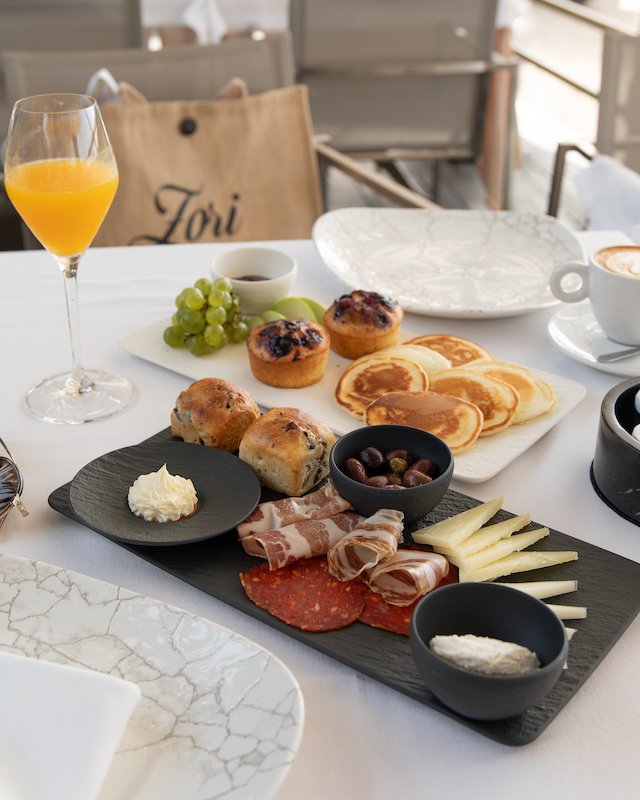 croatia honeymoon itinerary - luxury boutique hotel hvar - zori timeless - breakfast at restaurant zori.jpg