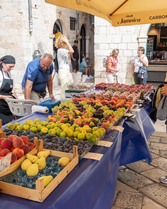 honeymoon to croatia - croatia itinerary - dubrovnik croatia - old town Dubrovnik croatia - exploring old town dubrovnik- farmers market.jpg