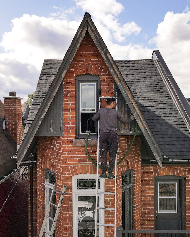 Toronto home renovations - victorian homes - exterior house painting and restoration - victorian house gable restoration - exterior window trim painting-2.jpg