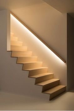 Stairwell with Strip Lighting - Credit Decotrap.be