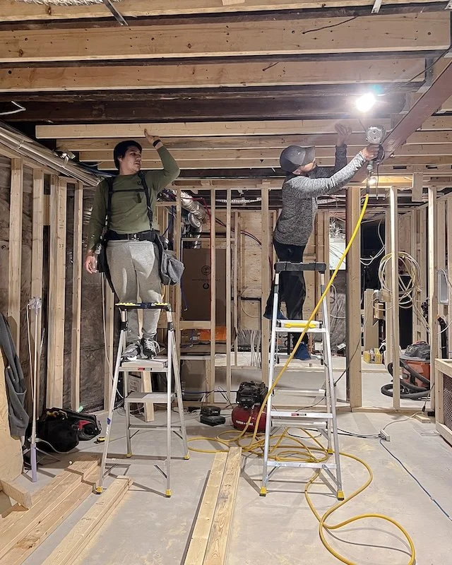 Victorian home interior - Home renovations Toronto - toronto blogs - basement renovation - framing-3.jpg