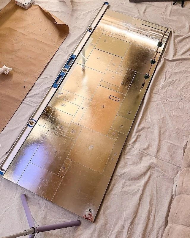 Secret Linen Closet with DIY Mirror - Mirror Assembly -2.jpg