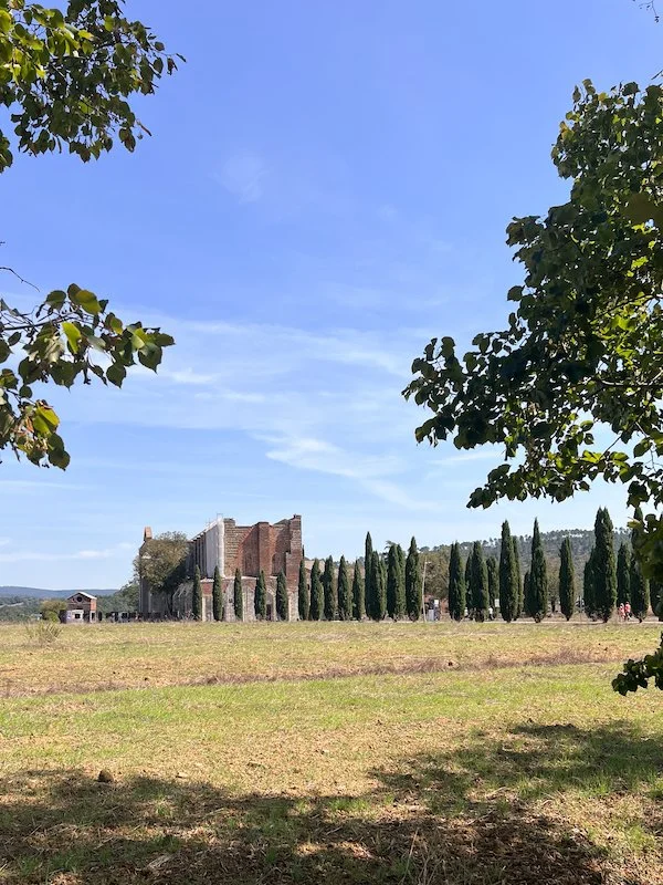 italian wedding venue - abbazia di san galgano - tuscany wedding