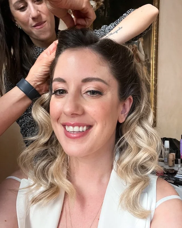 Planning my wedding in Italy - hair and makeup trial in Florence
