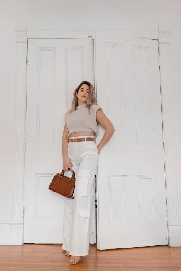 Cargo Pants White