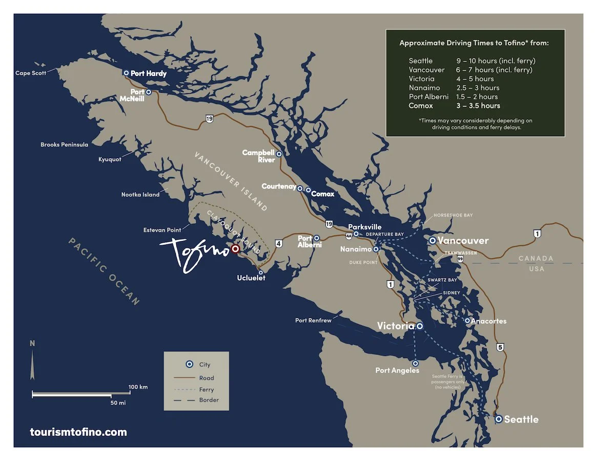 Victoria to Tofino - Driving