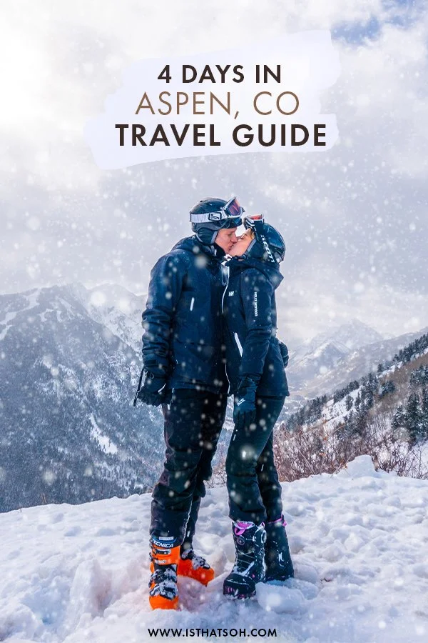 things to do in Aspen colorado travel guide poster