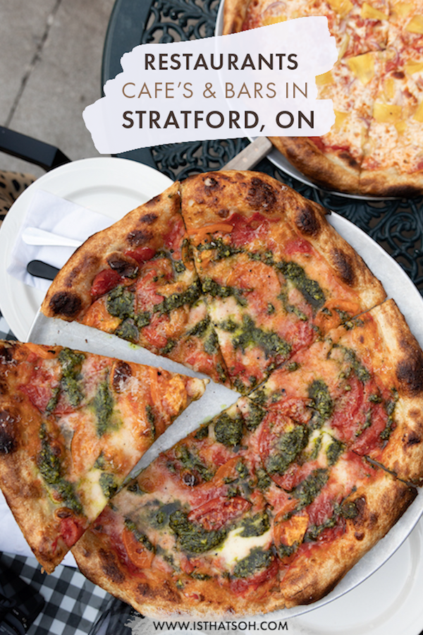 RESTAURANTS IN STRATFORD ONTARIO