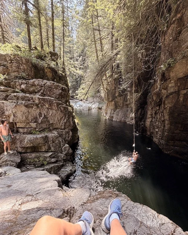 Powell River British Columbia - Zunga pools at stillwater