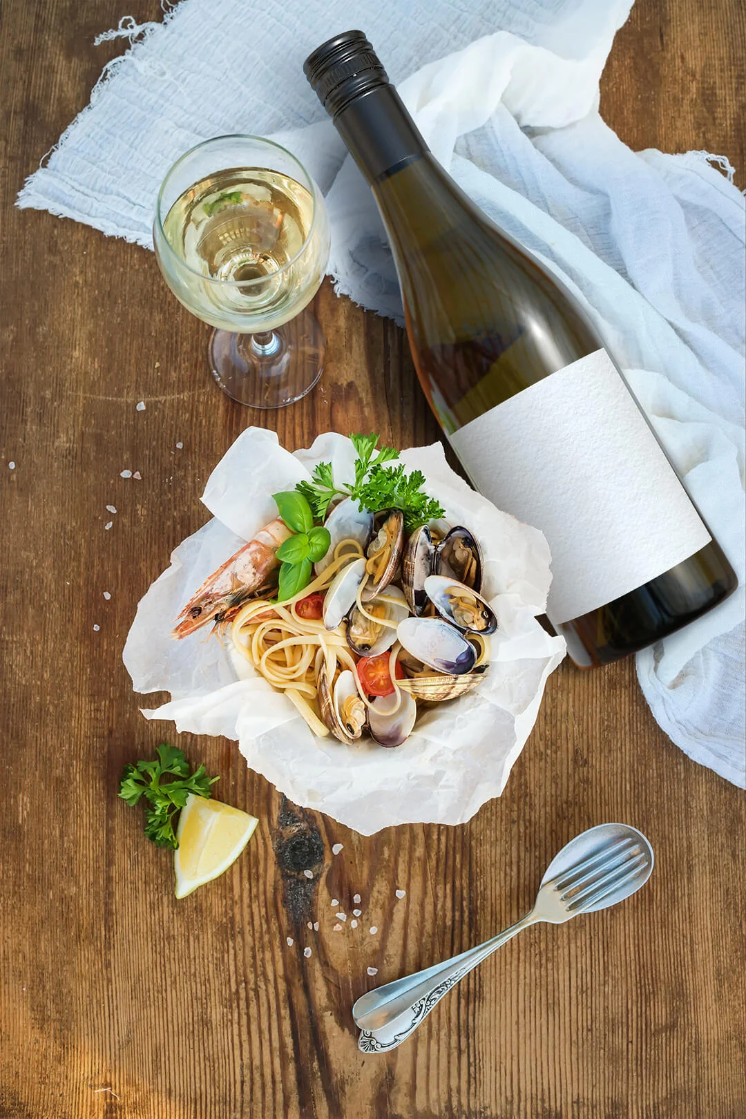 Seafood pasta