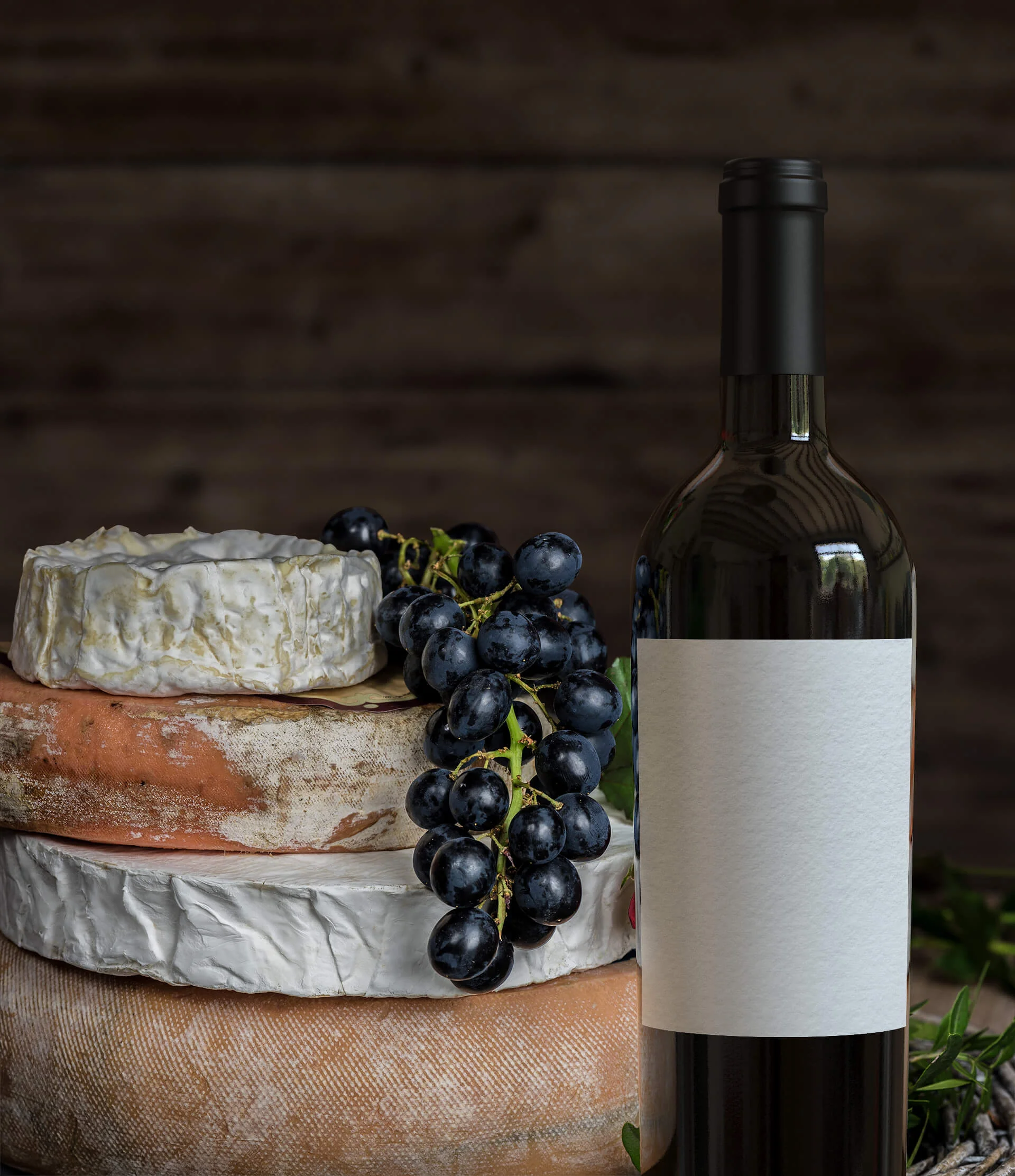 Grapes and cheese