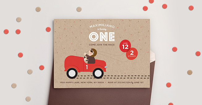 Minted Design Challenge: Kids' Birthday Party Invitation