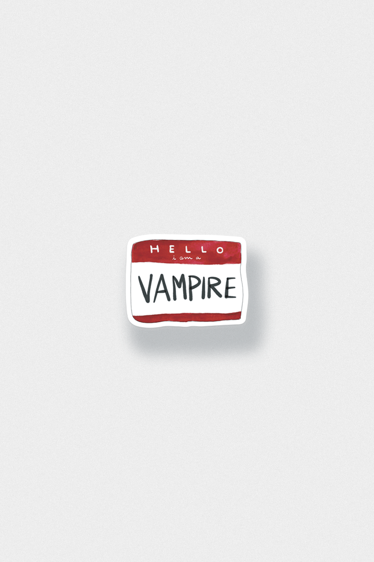 We are Creatures "Vampire" (Vinyl Sticker)