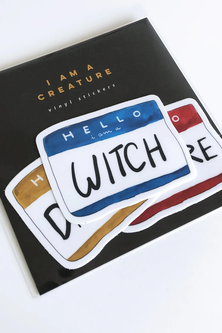 Creatures, Witch, Vampire, Daemon, A Discovery of Witches, stickers, Belia Simm