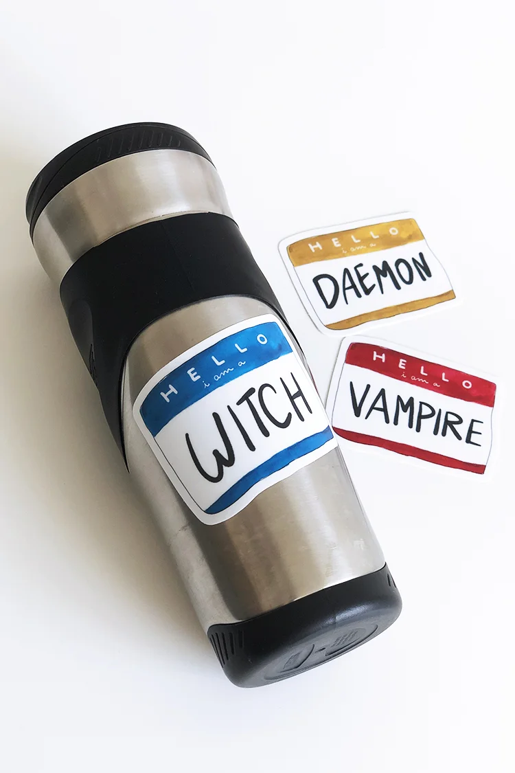 Creatures, Witch, Vampire, Daemon, A Discovery of Witches, stickers, Belia Simm