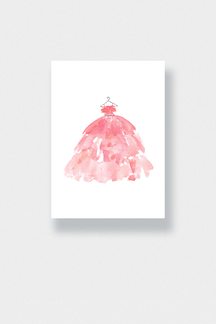 Beautiful Me: Watercolor Dress (Swarovski crystals)